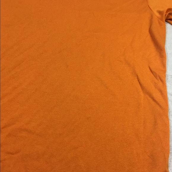 Nike Shirt Orange Sz Large Dri Fit Workout Top - Picture 6 of 8